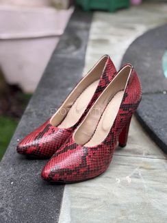 Женские туфли из кожи питона SH-191