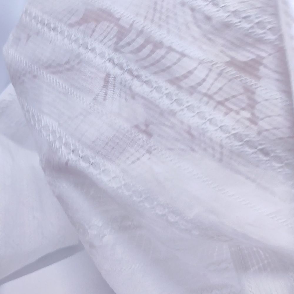 Хлопок с вытравкой Мережка