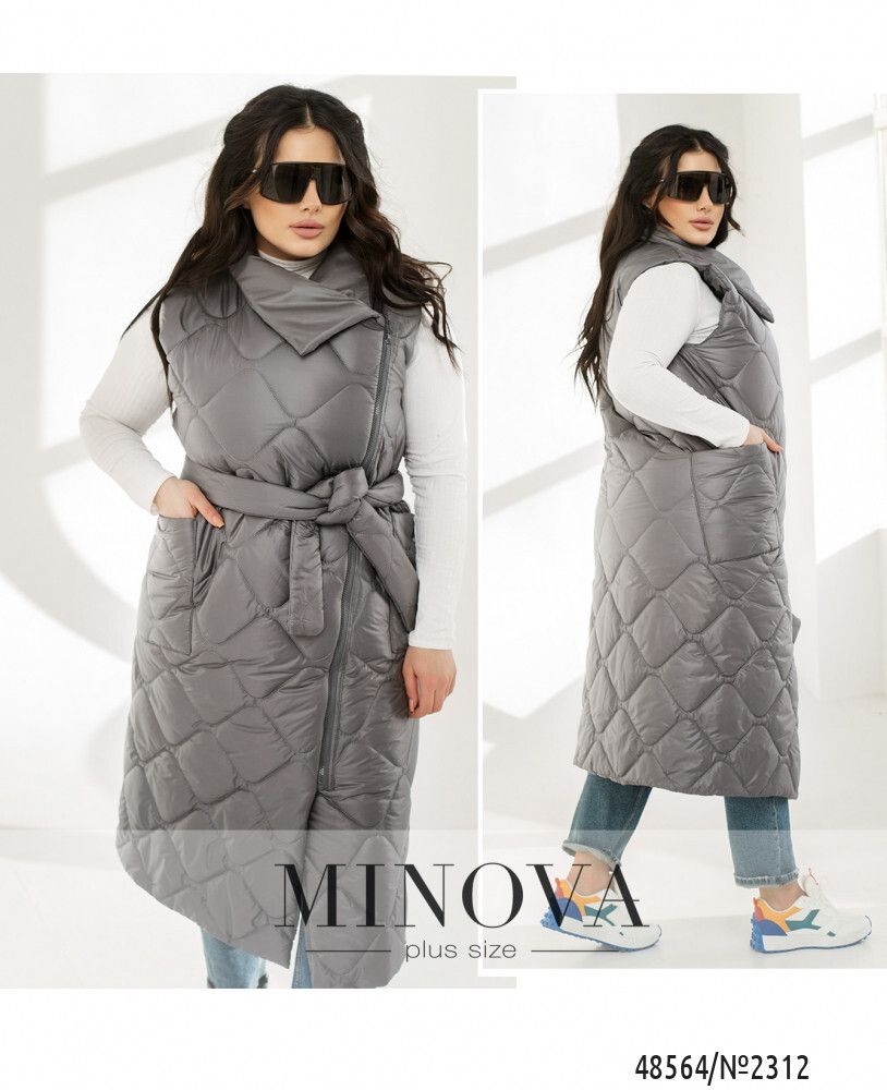 Жилет 2312-серый Minova