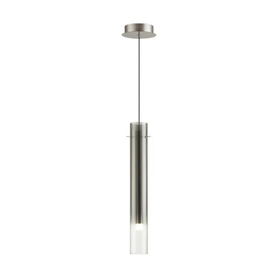 5061/5LA PENDANT ODL24 453 серебристый/дымчатый/металл/стекло Подвес LED 4W 3000K SHINY