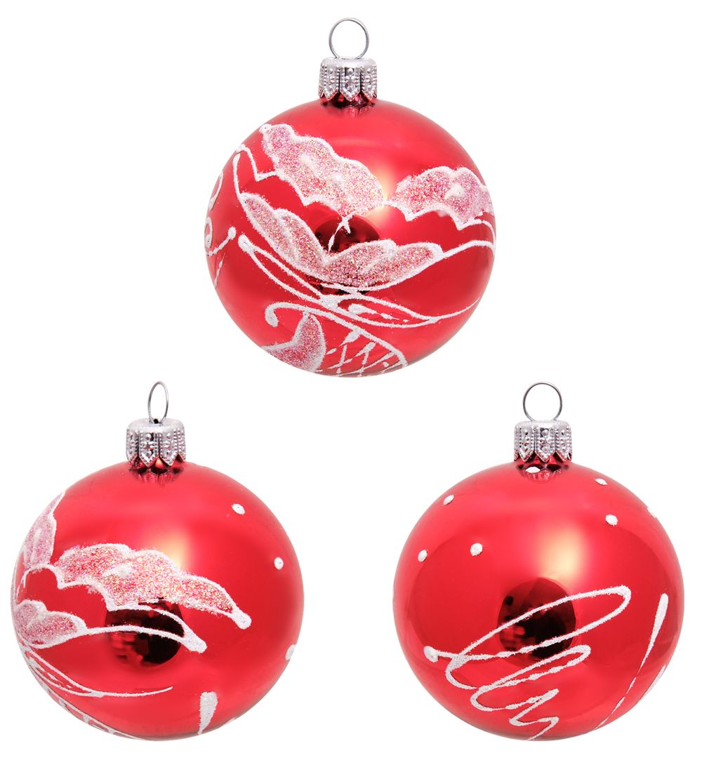 Элита НФШ-1200/3 Набор ел.украшений Шар 3шт «Бабочка» 60 мм