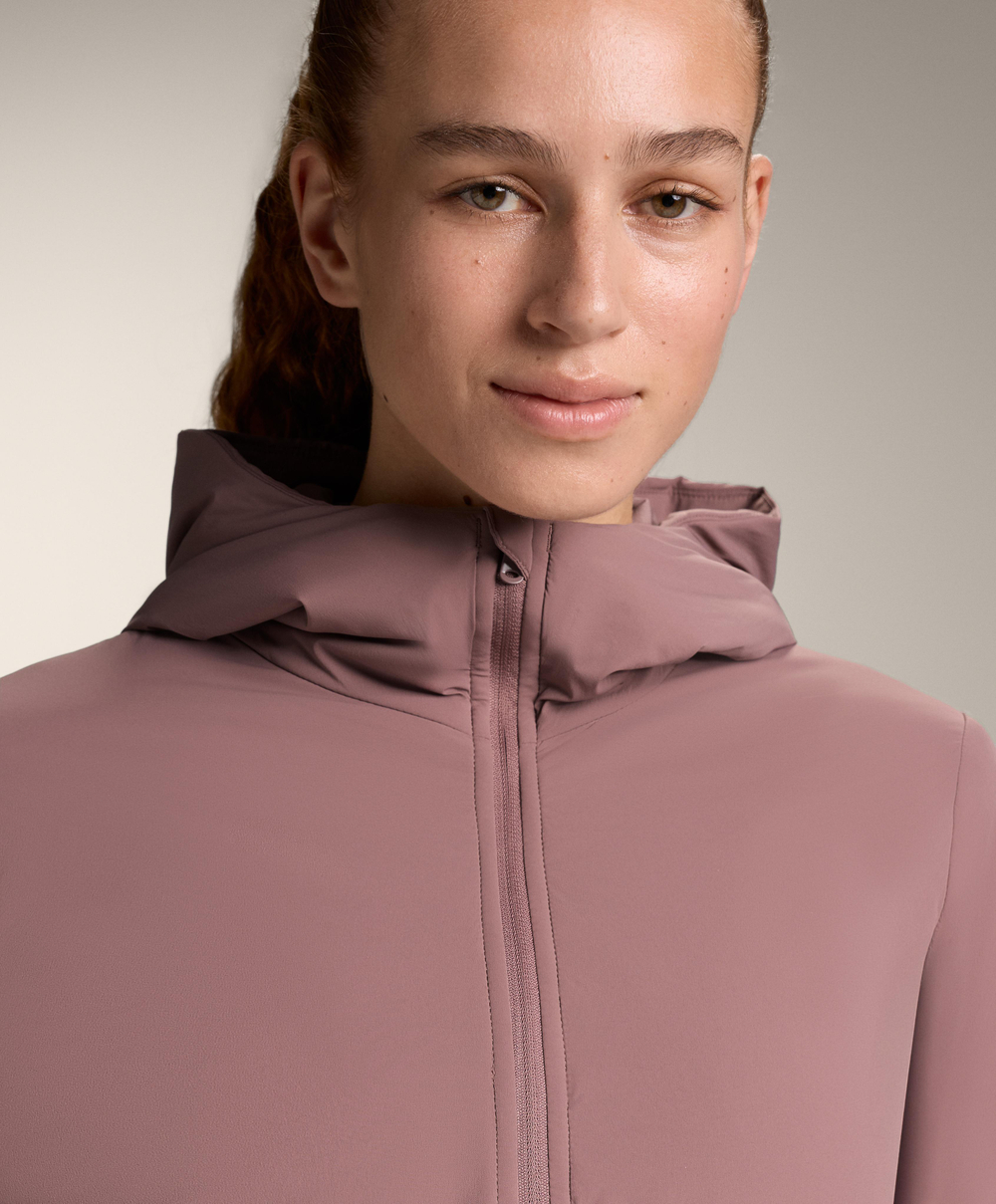 Oysho Высокотехнологичная утепленная куртка FELLEX® Volcanic, бледно-розовый