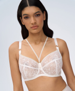 Белый бюстгальтер с мягкой чашкой Chiara Gold (Размер: 70F) (Цвет: белый)