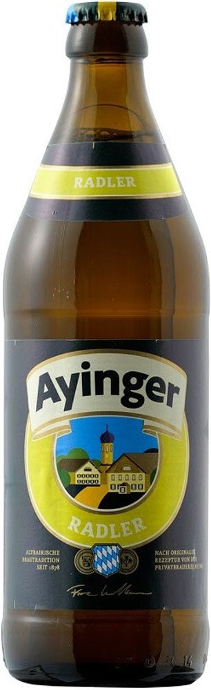 Пиво Айингер Радлер / Ayinger Radler 0.5л - 20шт
