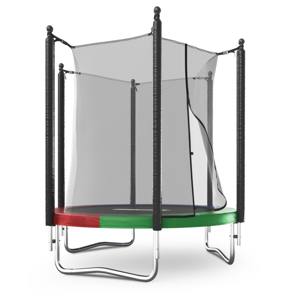Батут UNIX Line Simple 6 ft (183 см) с внутренней защитной сеткой, цветной