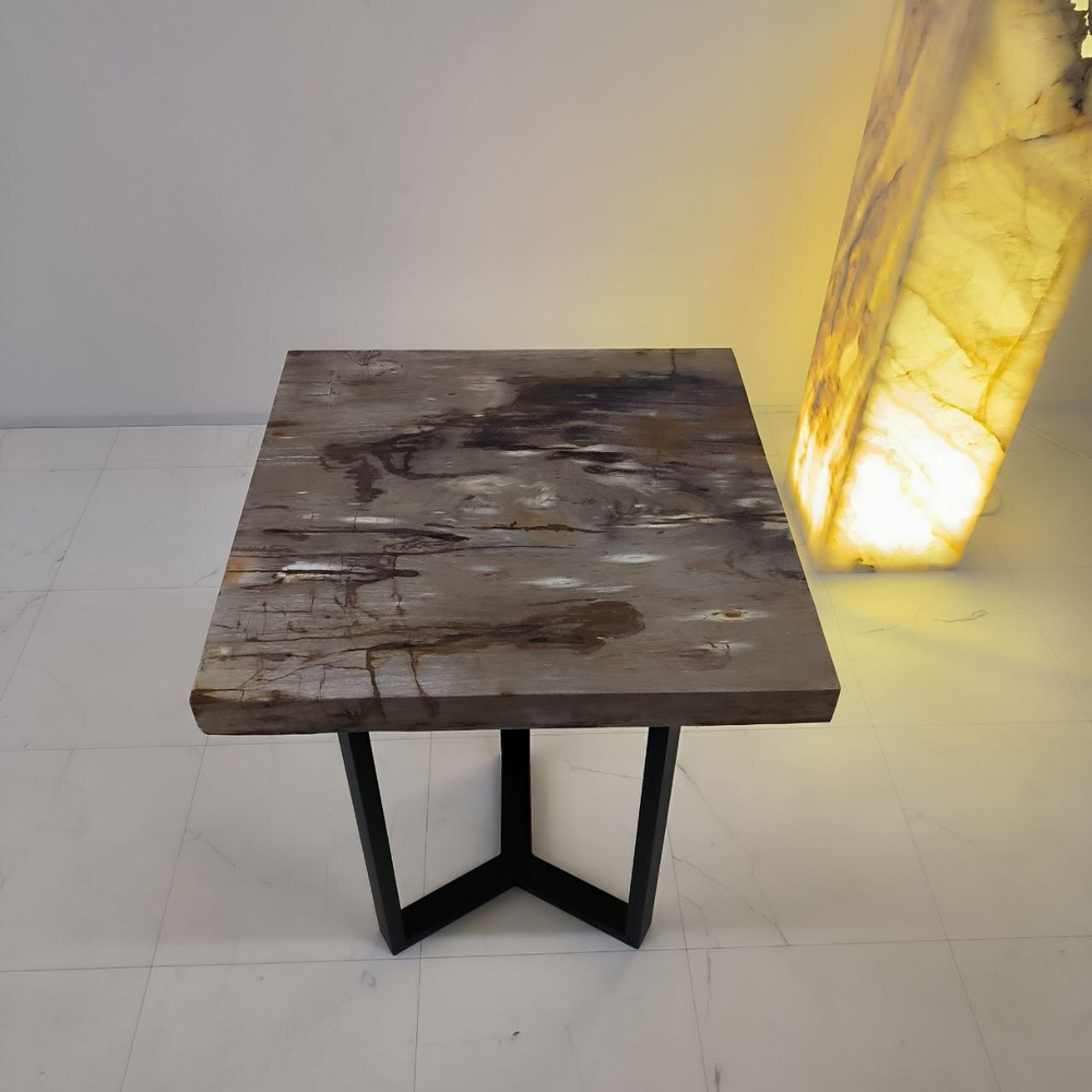 Столешница из окаменелого дерева ST-64190 Палу (0150) 60*60*5
