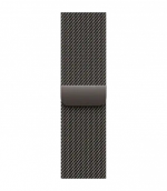 Apple Watch Series 10 46mm Titanium Black Case/Milanese Titanium loop