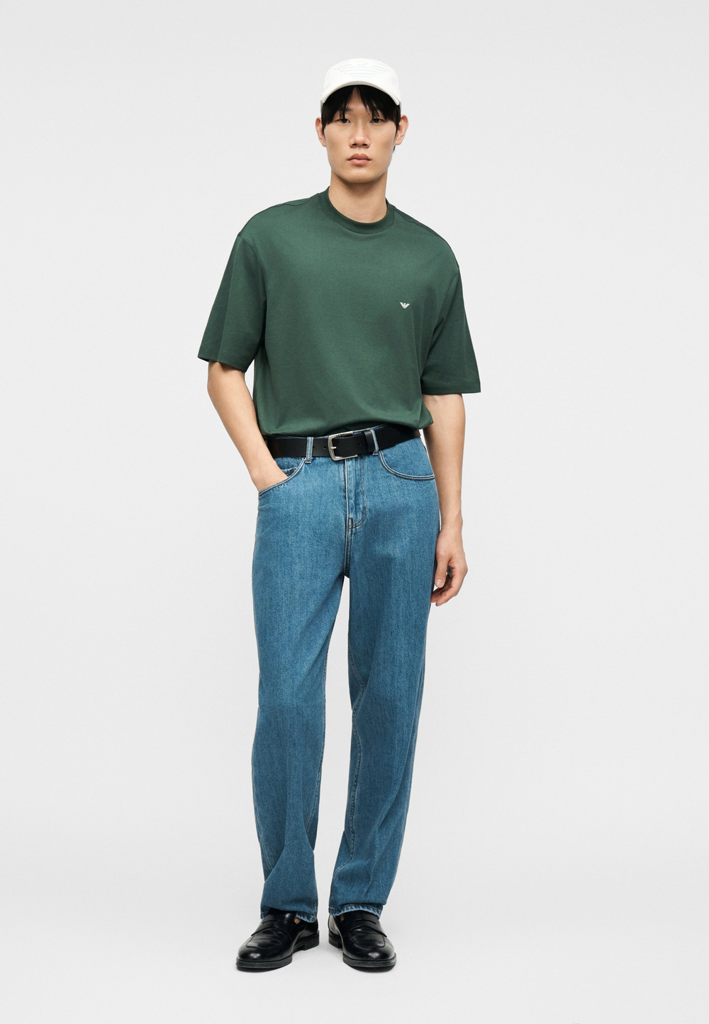 Emporio Armani Футболка с принтом - Зелёный