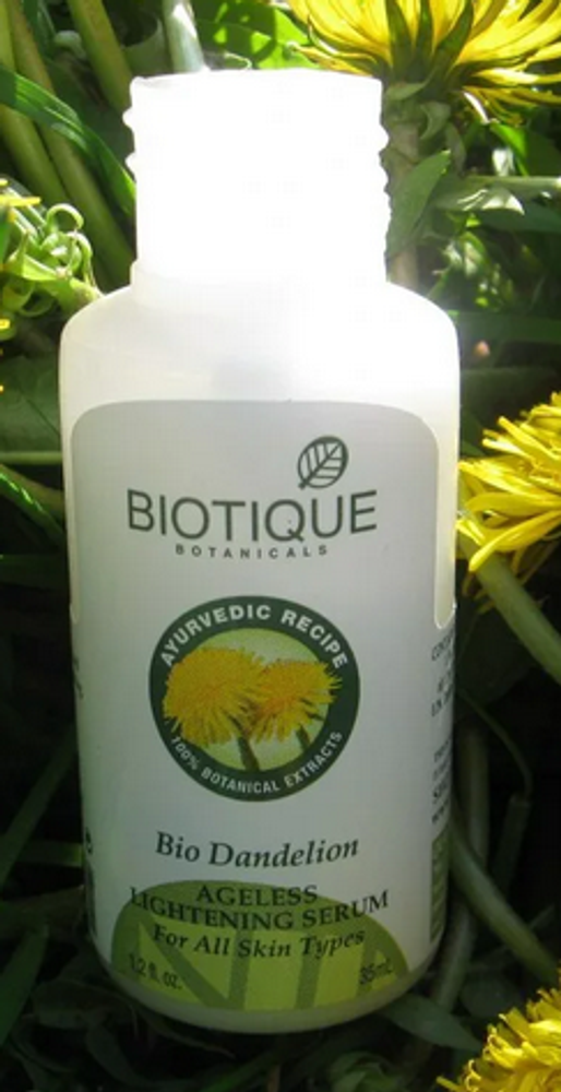 Сыворотка для лица омолаживающая Biotique Bio dandelion, 35 мл