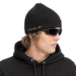 Шапка Питерский Щит "Лого" Черный