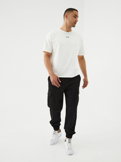 Джоггеры карго джинсовые. Асфальт