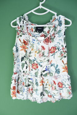 Топ Object из вискозы с принтом 40 размер