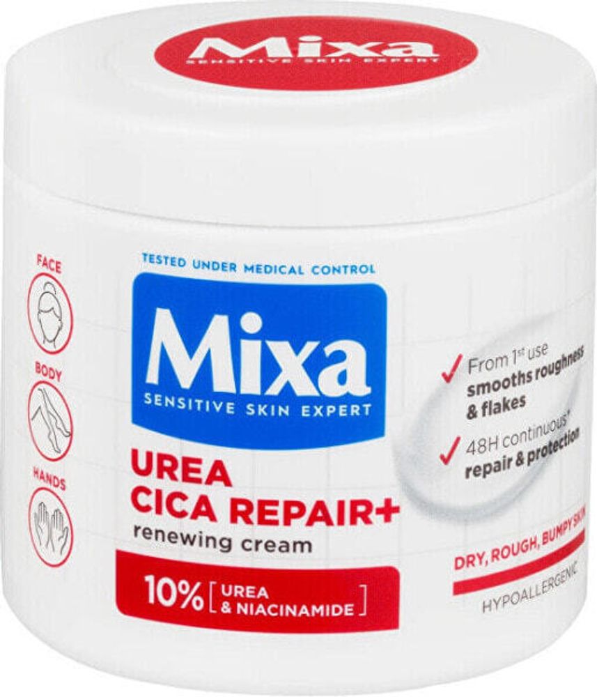 Увлажнение и питание Regenerating body care for very dry and rough skin Urea Cica Repair + (Renewing Cream) 400 ml