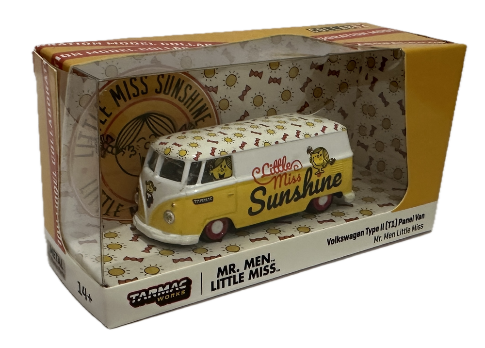 Tarmac Works x Schuco | Volkswagen Type II (T1) Panel Van 'Mr. Men Little Miss' (2021)