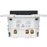 SKANDY Розетка с заземлением с защитными шторками 16А с USB C 18Вт SK-R17G графит IEK