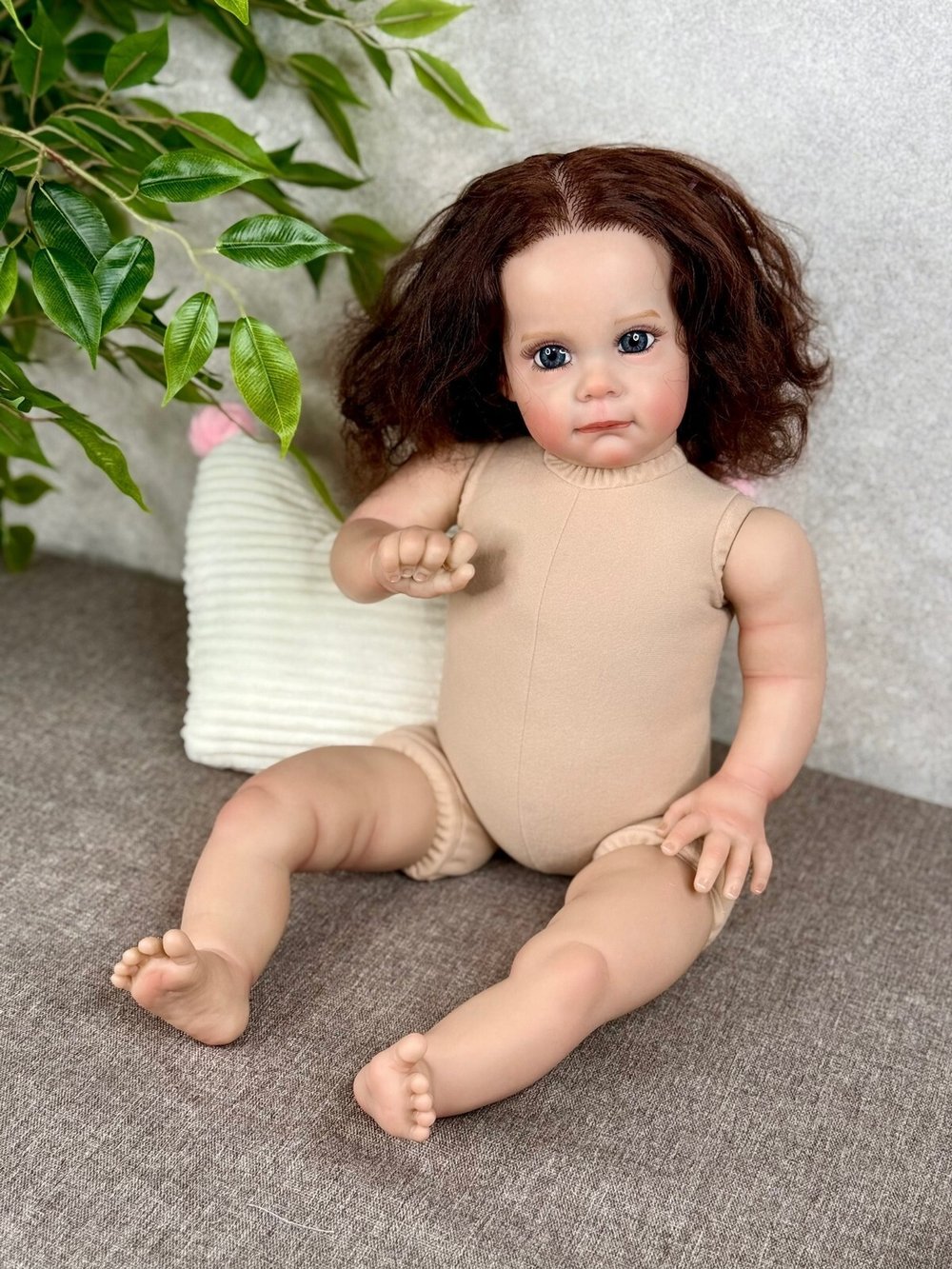 Кукла Реборн мягконабивная 60см (FA-527)