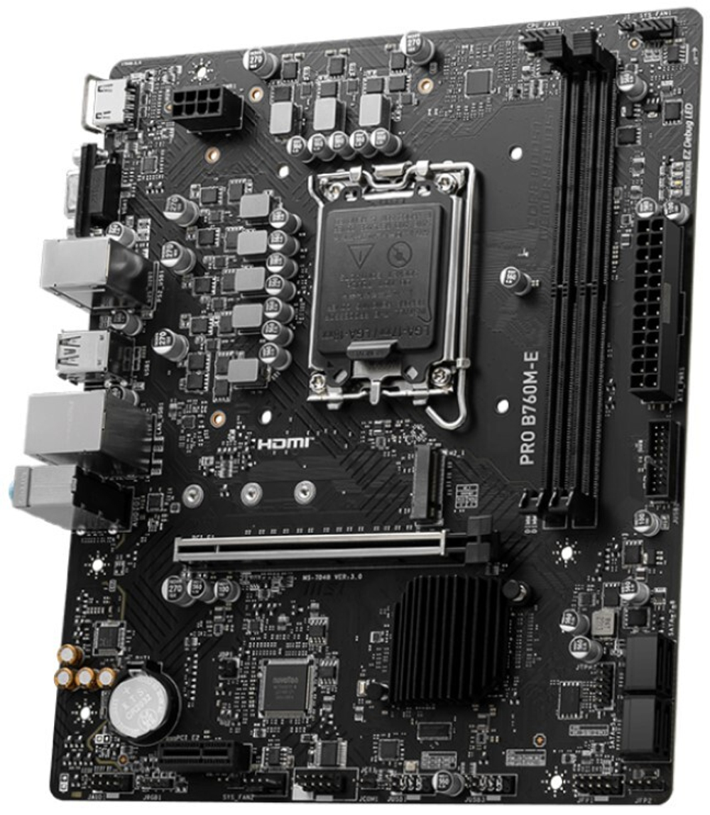 Материнская плата mATX MSI PRO B760M-E