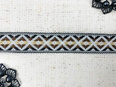 Тесьма жаккард, ш. 2,5 см