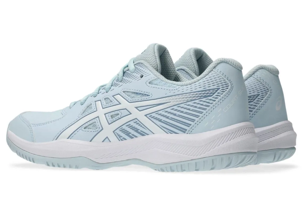 Женские теннисные кроссовки Asics Court Slide 4 - sky/white