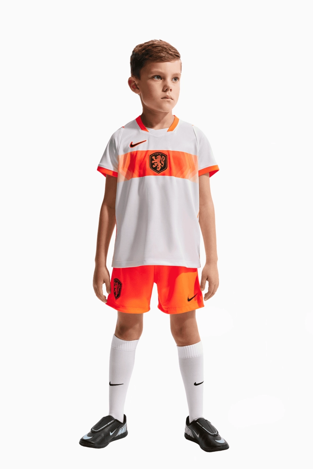 Футбольная форма Nike Netherlands 2026 Away Stadium Little Kids - белый
