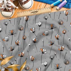 Ткань премиум мембрана танцующие петали цветка