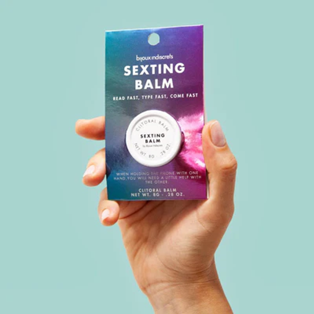 Возбуждающий бальзам для клитора Bijoux Indiscrets SEXTING BALM с ароматом пряного имбиря, 8г