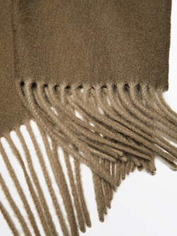 Massimo Dutti Шарф из двусторонней ткани, из 100% шерсти, зеленый