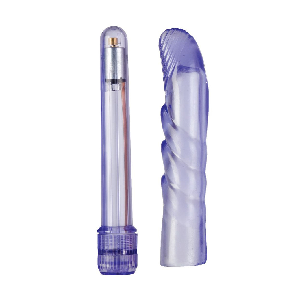 Тонкий массажер точки G Slim Softee - 13,5 см. (Цвет: фиолетовый)