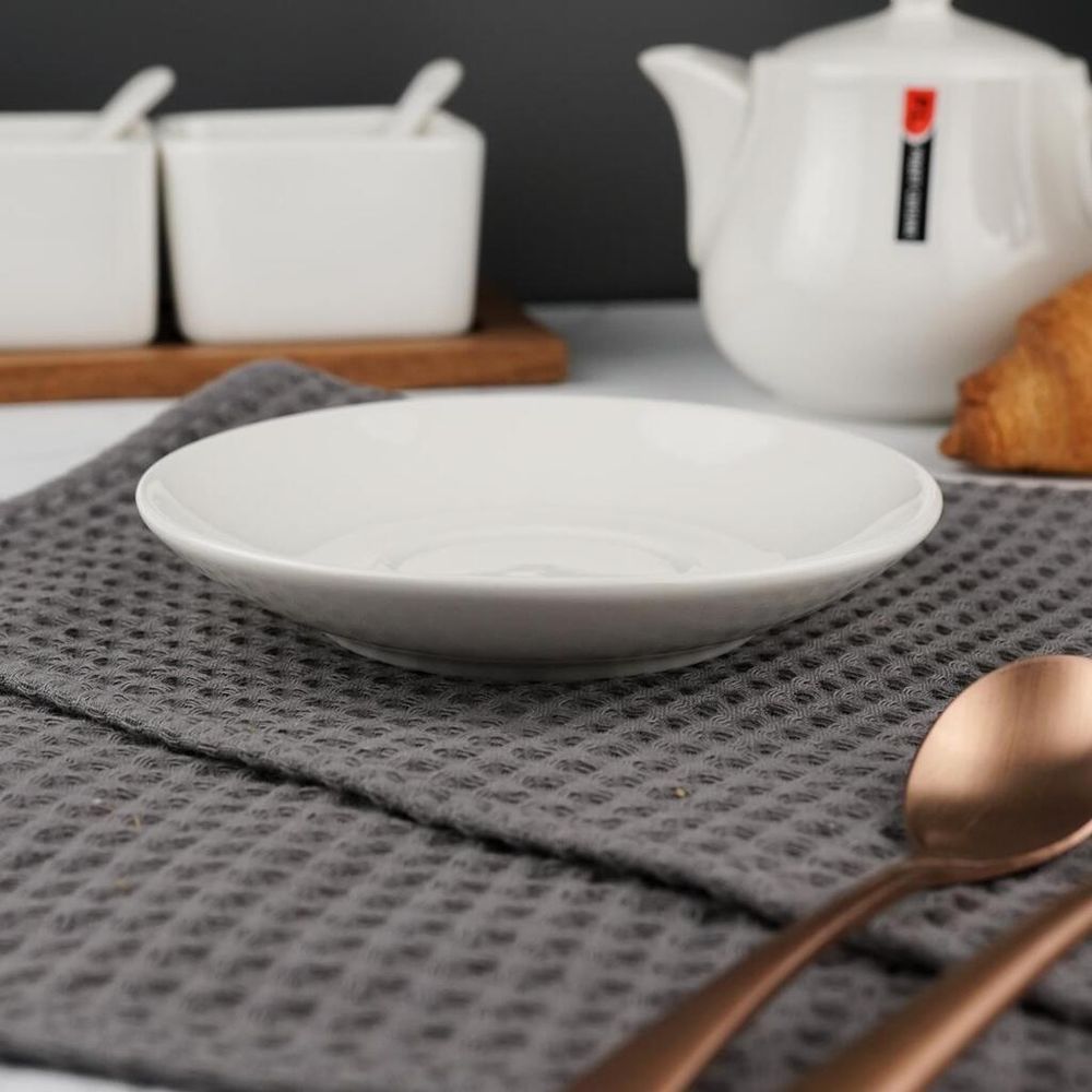 Чайная пара 200 мл белая d 8,6 см h6,2 см фарфор P.L. Proff Cuisine [4]