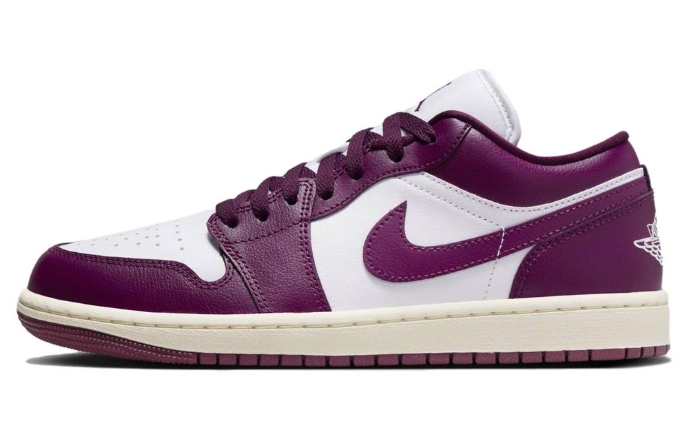 Jordan 1 Low Bordeaux Women's