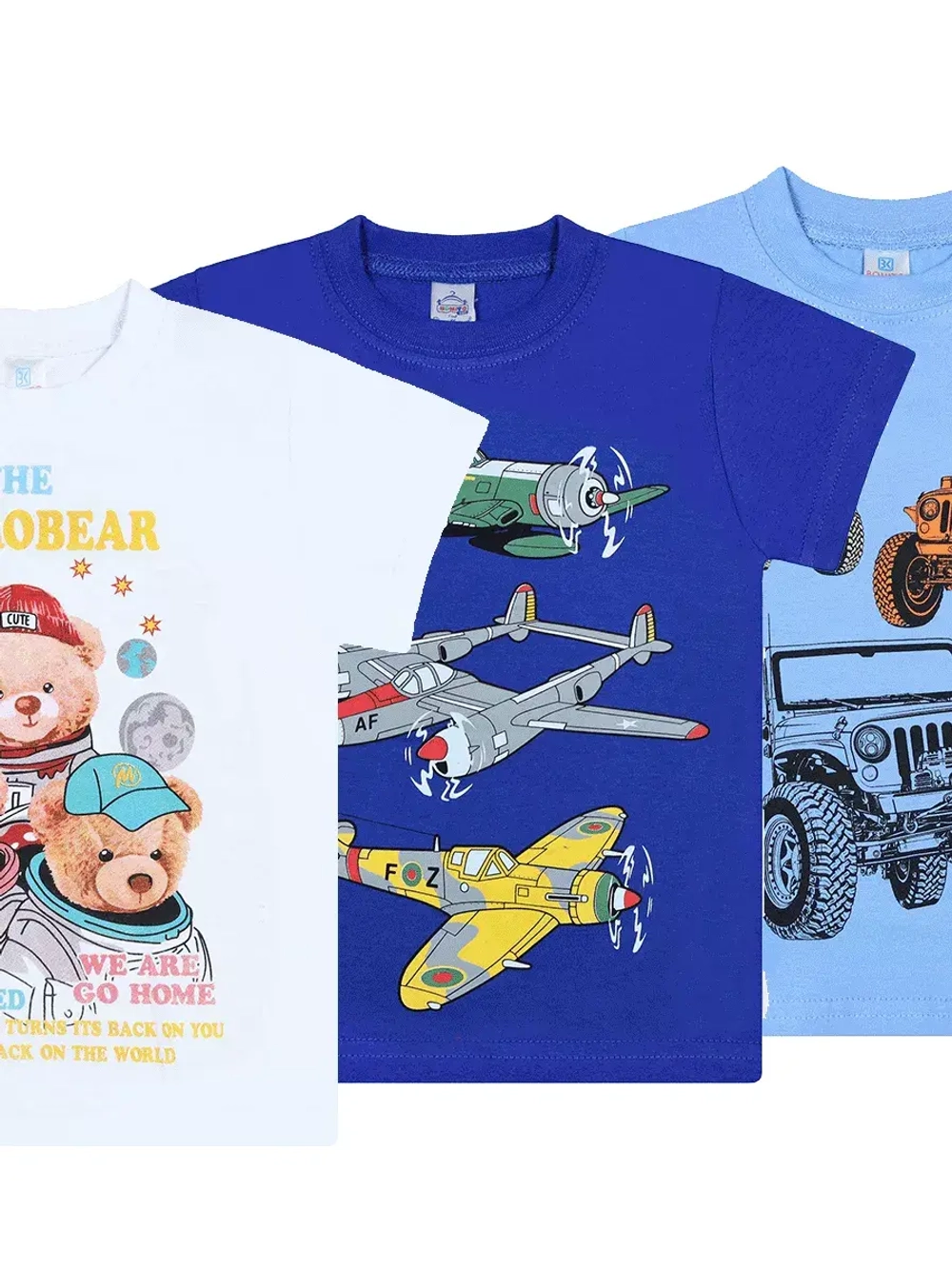 Футболка для садика и школы.мальчик.набор 3 шт