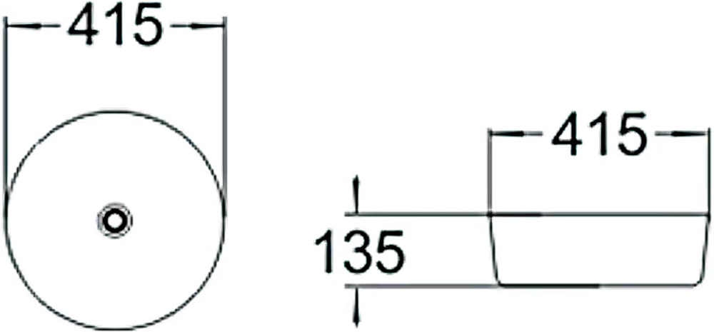 Раковина-чаша SantiLine SL-1054