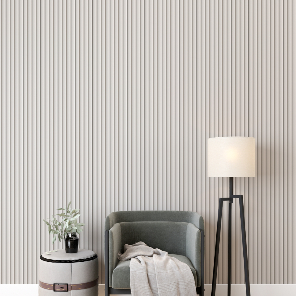 Профиль Старт-Финиш МДФ Stella Wave Standart Белый 2700x55x16 (упак.4шт.)