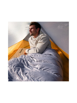Мешок спальный Naturehike Ultralight CW400 M, 210х75 см, (правый) (ТК: +5C), серый