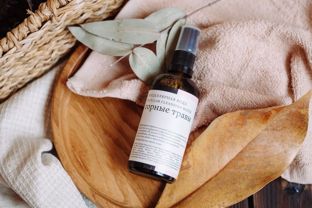 МИЦЕЛЛЯРНАЯ ВОДА "ГОРНЫЕ ТРАВЫ" 100мл (Краснополянская косметика)