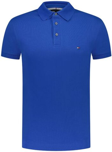 Мужское теннисное поло Tommy Hilfiger Core 1985 Slim - небесный