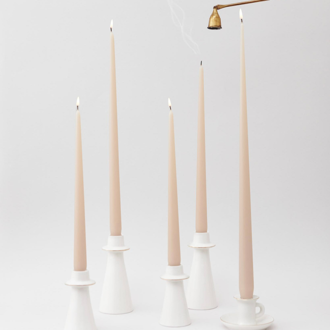 Свеча классическая 40 см, топленое молоко