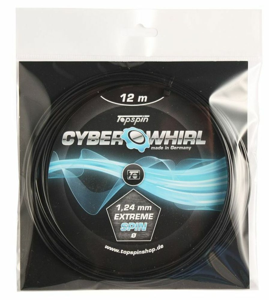 Теннисные струны Topspin Cyber Whirl (12m) - черный