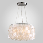 Подвесной светильник с перламутром 60005/4 хром