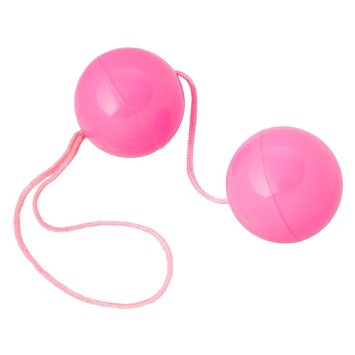 Розовые вагинальные шарики 3,5см ToyFa Basic Bi Balls 885006-3