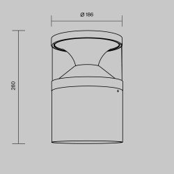 Уличный ландшафтный светодиодный светильник Maytoni   O496FL-L21B3K