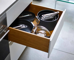 Ковш с крышкой и складной ручкой 15.8см Joseph Joseph Space синий