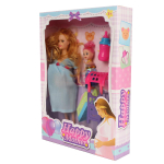 Кукла тип Модель беременная с ребенком коробка ZR-506A