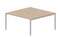 Составной стол Strike на 2 рабочих места 1580х1566х750мм (меламиновые аутлеты)