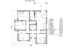Проект Дома 115 кв. м К-50