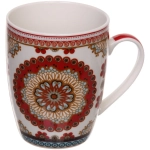 Кружка керамическая 350мл «Восточный цветок» микс