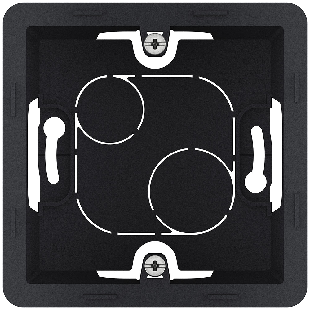 Коробка для накладного монтажа 1 пост антрацит Inspiria Legrand