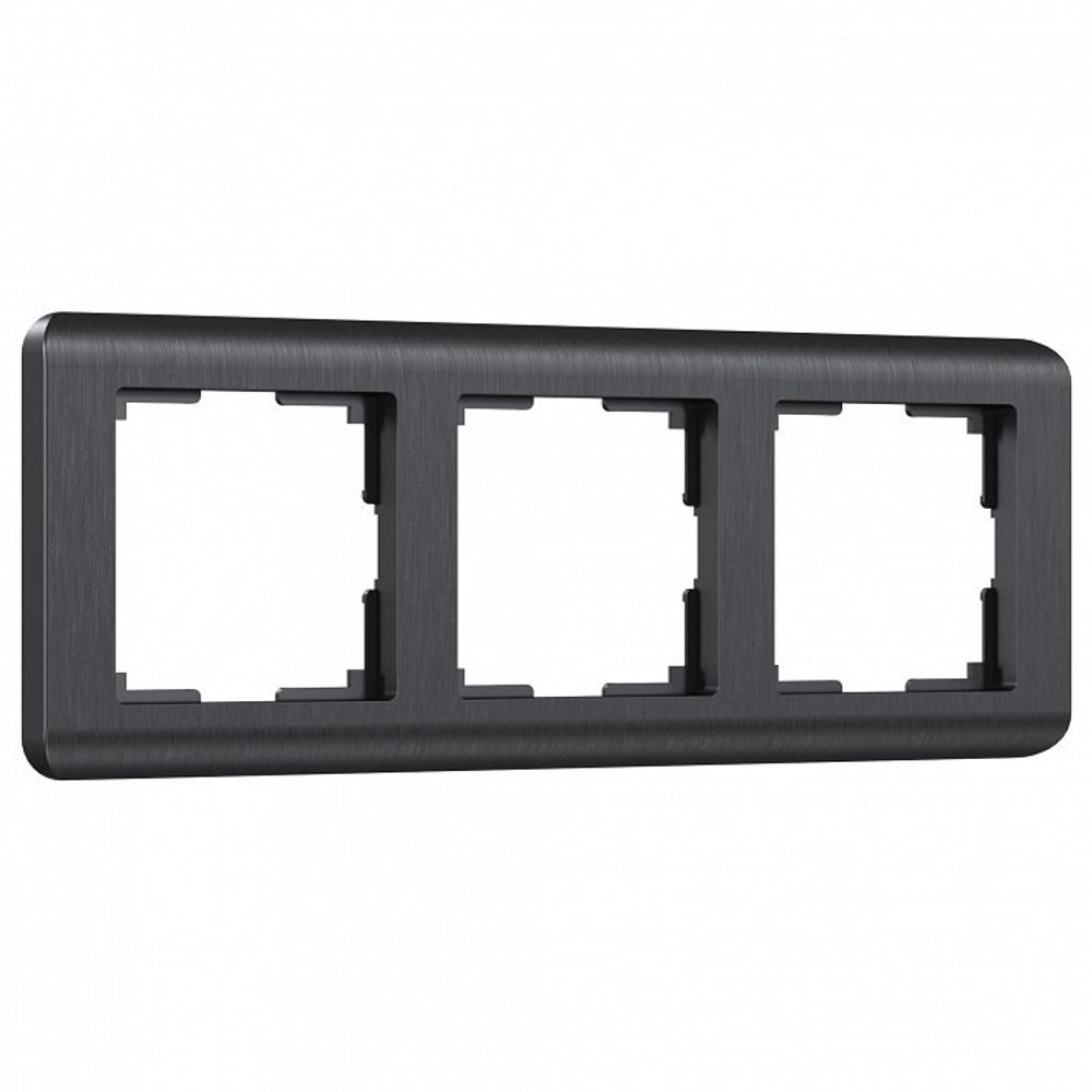 Рамка на 3 поста Werkel Stream (графит) W0032104