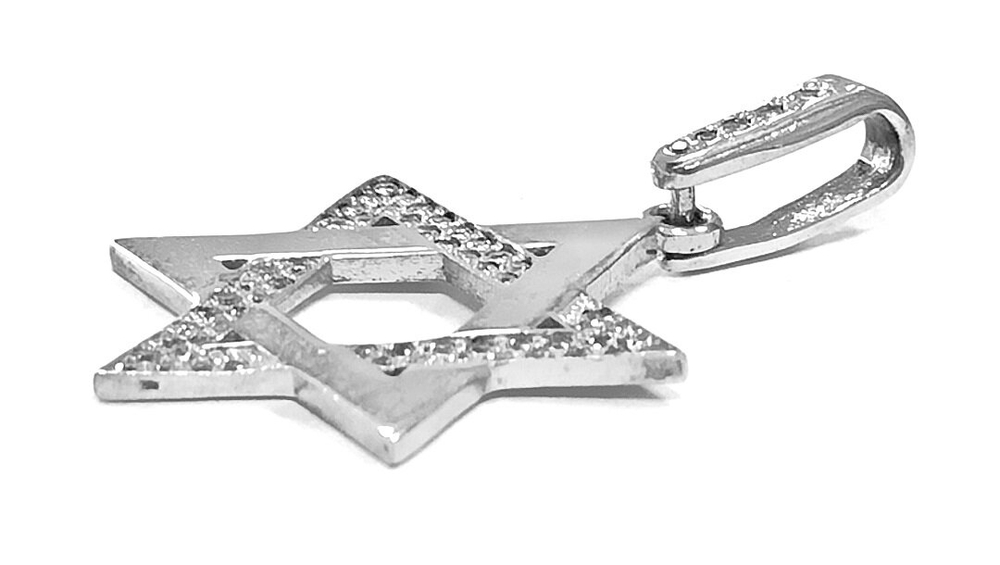 Ювелирная подвеска из серебра 925 пробы с фианитами