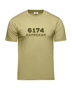 Футболка 6174 Kaprekar классическая прямая оливковая